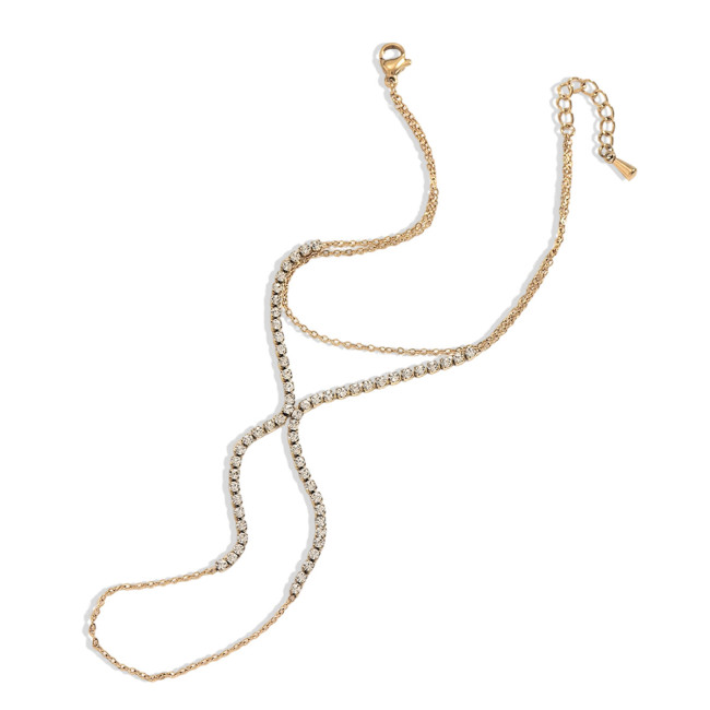 Wholesale Stainless Steel Tennis Chain Slave Bracelet