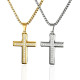 Wholesale Stainless Steel Micro-Pave Crystal Cross Necklace