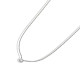 Wholesale Stainless Steel Dainty Solitaire Necklace