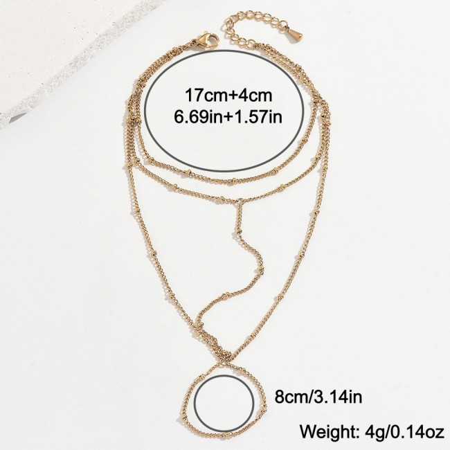 Wholesale Stainless Steel 18K Gold Plated Slave Bracelet