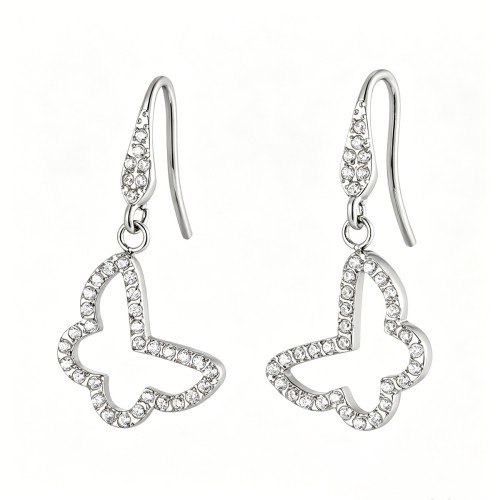 Wholesale Stainless Steel Butterfly Hook Earrings