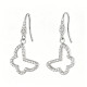 Wholesale Stainless Steel Butterfly Hook Earrings