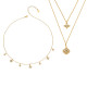 Wholesale Stainless Steel Lucky Clover Necklace Set