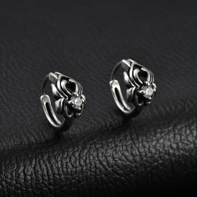 Wholesale Stainless Steel Filigree Huggies
