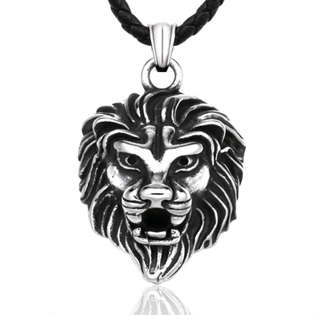 Wholesale Stainless Steel Lion Head Pendant for Men