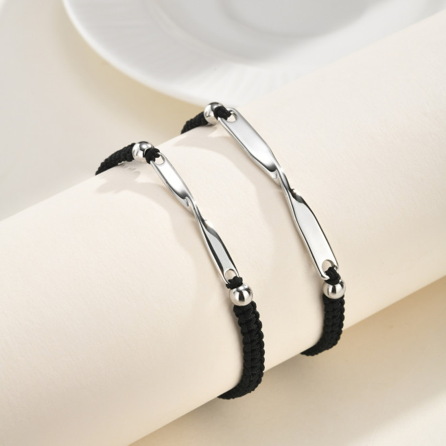 Wholesale Stainless Steel Mobius Couple Bracelets