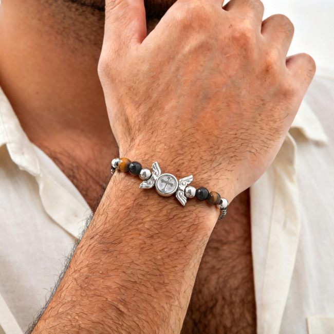 Wholesale Stainless Steel Angel Wings Bracelets
