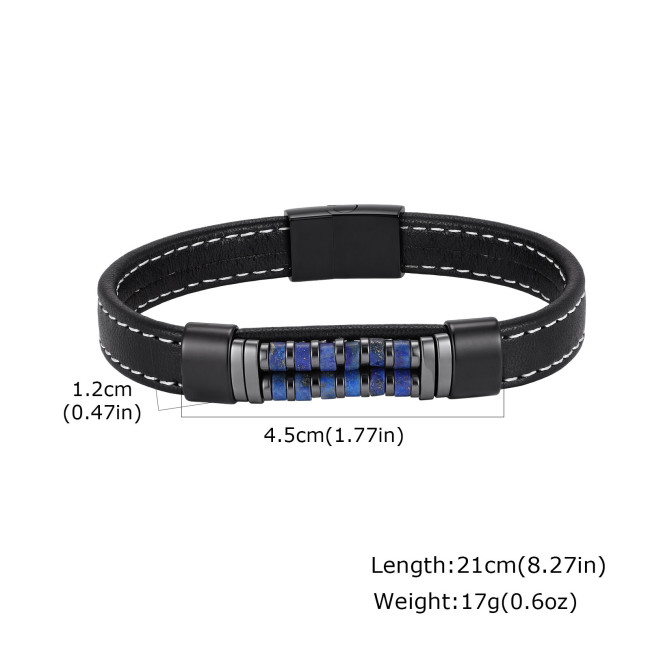 Wholesale Men's Premium Leather Bracelets