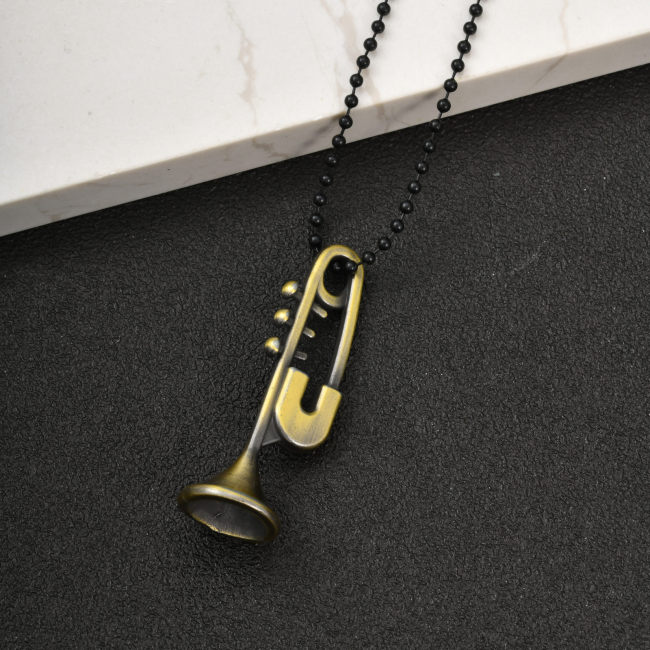 Wholesale Alloy Musical Instrument Necklaces