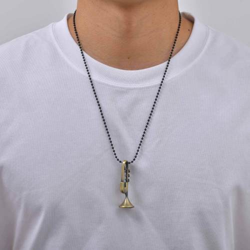 Wholesale Alloy Musical Instrument Necklaces