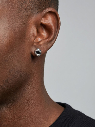 Wholesale Stainless Steel Hexagonal Signet Studs