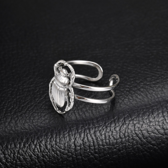 Wholesale Stainless Steel Scarab Beetle Rings