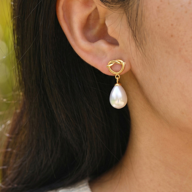 Wholesale Premium Stainless Steel Knot Earrings