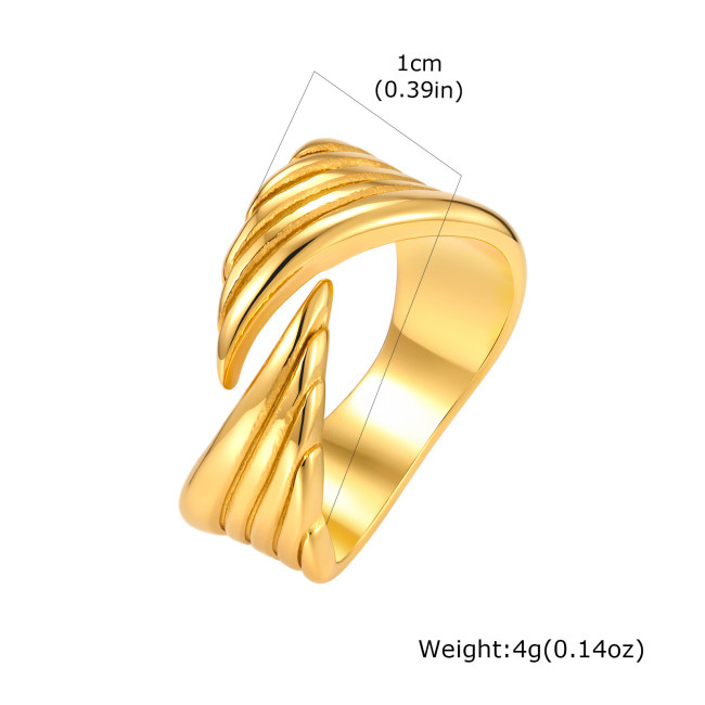 Wholesale Stainless Steel Angel Wing Rings
