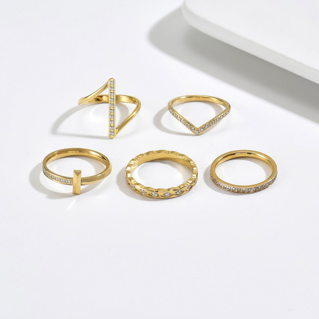 Wholesale Stainless Steel Multi-Shape Stacking Ring