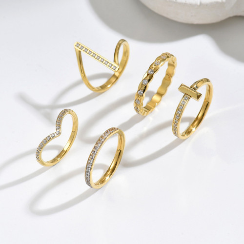 Wholesale Stainless Steel Multi-Shape Stacking Ring