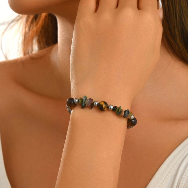 Wholesale Premium Surgical Steel Pebble Bead Bracelet
