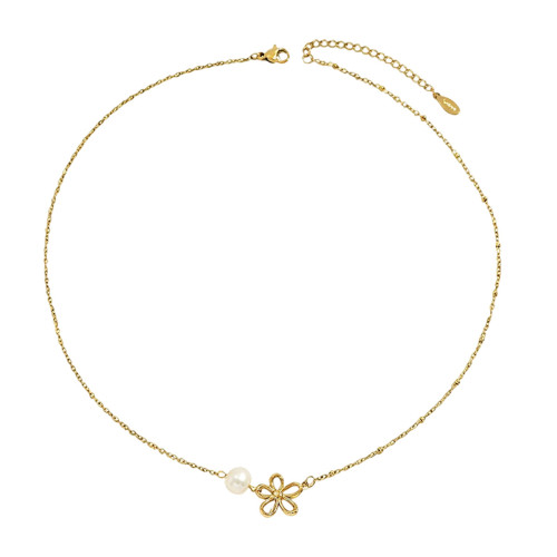 Wholesale Premium Stainless Steel Floral Necklaces
