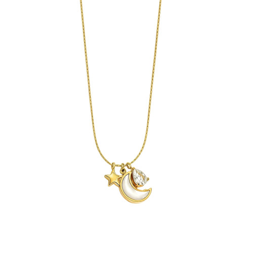 Wholesale Stainless Steel Crescent Moon Pendant
