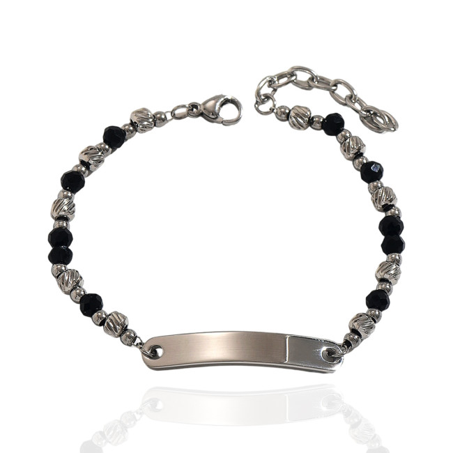 Wholesale Premium Stainless Steel ID Plate Bracelets