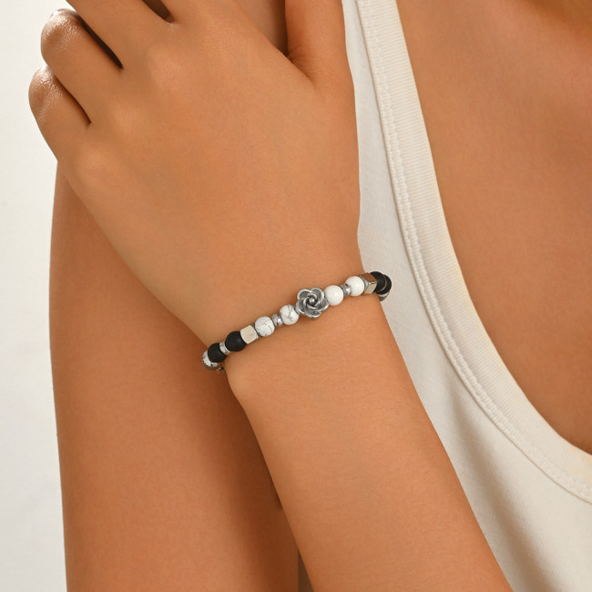 Wholesale Stainless Steel Natural Stone Bracelet