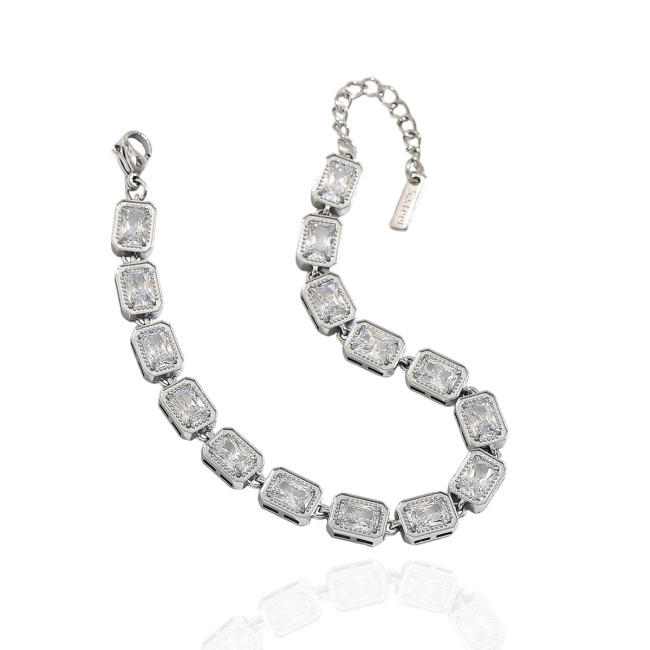 Wholesale Luxury Stainless Steel Tennis Bracelets