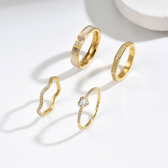 Wholesale Premium Stainless Steel Ring Set