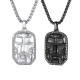 Wholesale Stainless Steel Lion Head Dog Tag Pendant
