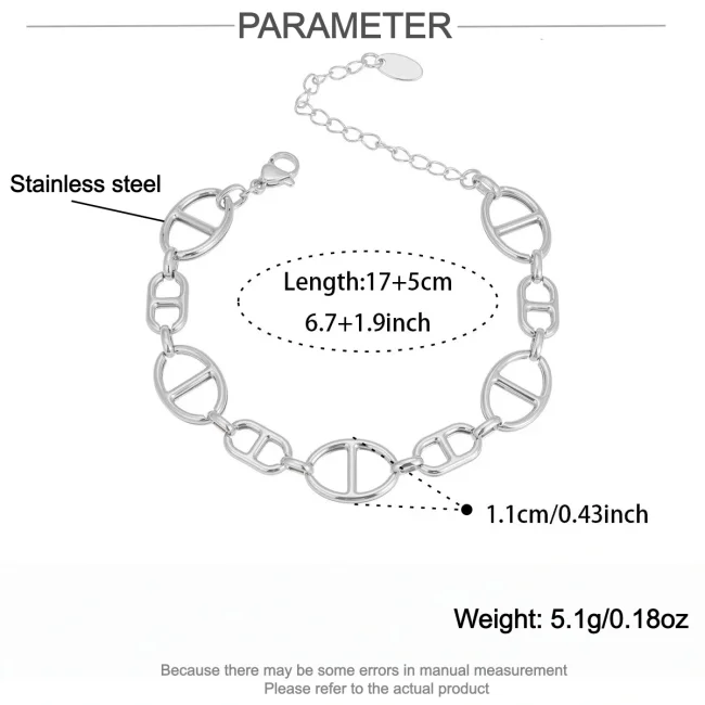 Wholesale Stainless Steel Ocean Tail Charms Bracelets