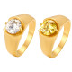 Wholesale Stainless Steel Solitaire Signet Rings