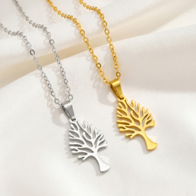 Wholesale Stainless Steel Tree of Life Pendant Necklace