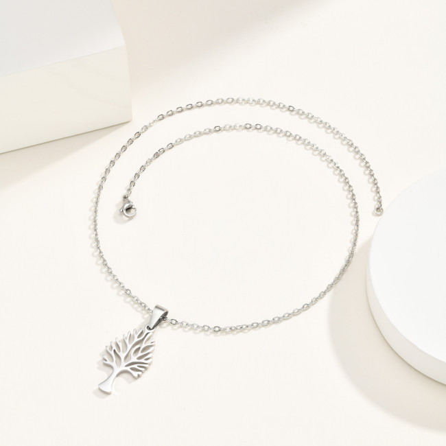 Wholesale Stainless Steel Tree of Life Pendant Necklace