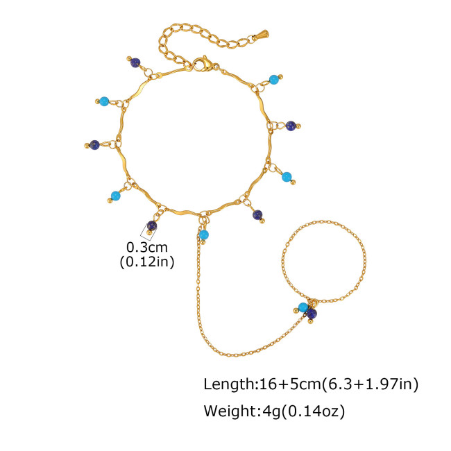 Wholesale 18K Gold Plated Stainless Steel Summer Beach Bracelets