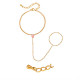 Wholesale Delicate CZ Beaded Multi-Layer Hand Chain Slave Bracelet
