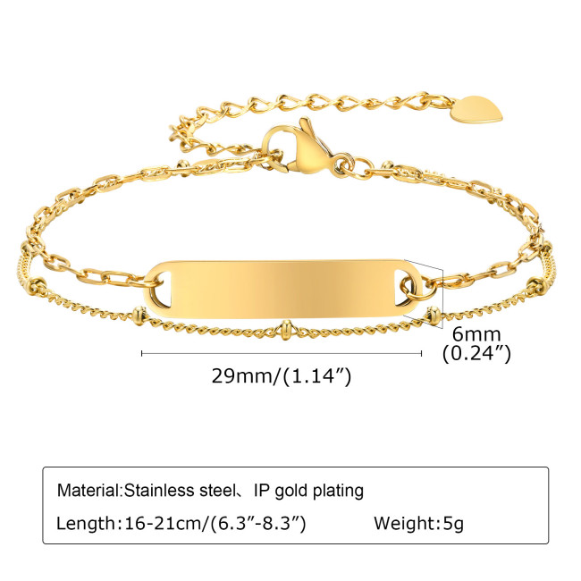 Wholesale Stainless Steel Bracelets for Girlfriend