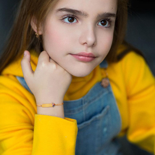 Wholesale Stainless Steel Engraveable Cute Kids Bracelet