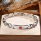 Wholesale Stainless Steel Cubic Zirconia Medical Alert Bracelet