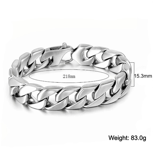 Wholesale Stainless Steel Mens Large Chain Bracelet