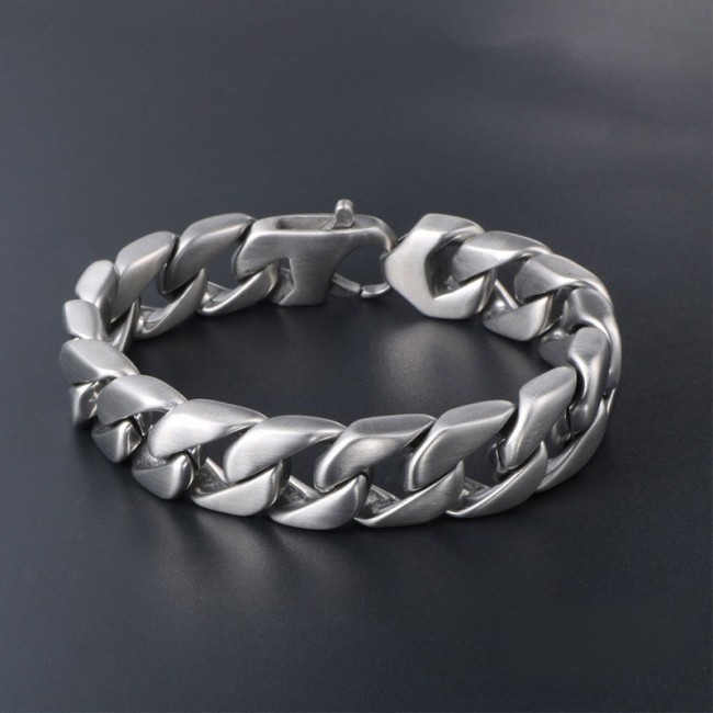 Wholesale Stainless Steel Mens Large Chain Bracelet