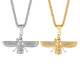 Wholesale Stainless Steel Faravahar Persian Symbol Pendant Necklace