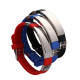 Wholesale Unisex Silicone Stainless Steel Engravable ID Bracelet
