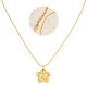 Wholesale Minimalist 3D Puffy Flower Charm Pendant