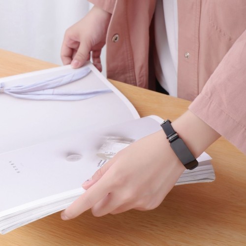 Wholesale Silicone Black Stainless Steel Engravable ID Bracelet