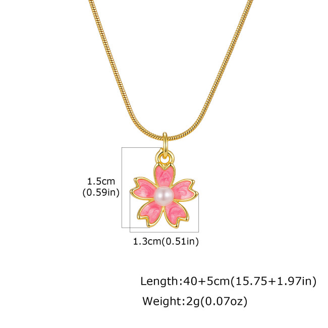 Wholesale Stainless Steel Layered Colorful Bead Necklace Set