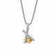 Wholesale Stainless Steel Ball Crossed Baseball Bat Pendant