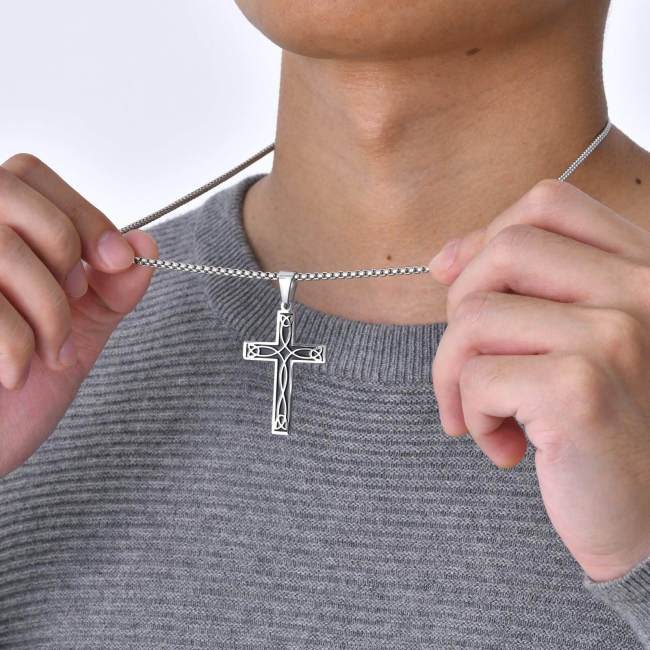 Wholesale Stainless Steel Celtic Knot Cross Pendant