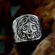 Wholesale Odin Mask Celtic Knot Stainless Steel Ring