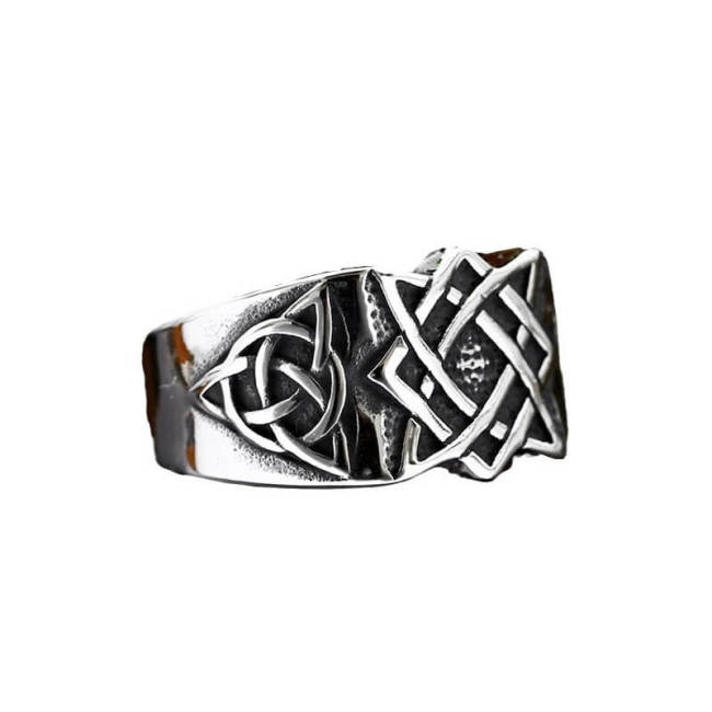 Wholesale Vintage Celtic Knot Stainless Steel Ring