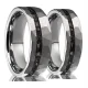 Wholesale 8mm Tungsten Carbide Ring with Meteorite Fragments