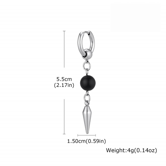Wholesale Stainless Steel Safety Pin Spike Dangle Earrings